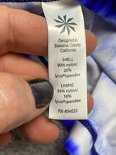 Load image into Gallery viewer, Athleta Dress Womens 34BC Small Blue White Tara Halter Boho Hippie Spandex Nylon
