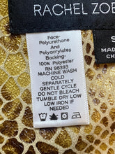 Load image into Gallery viewer, Rachel Zoe Jacket Womens Small Tan Brown Snake Skin Tunic Coat Career Blazer
