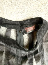 Load image into Gallery viewer, Scarlett Dakness Shirt Womens 2XL Black Sheer Lace Trim Renaissance Goth Nylon
