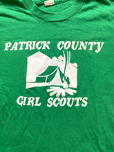 Load image into Gallery viewer, VTG Girl Scouts Shirt Youth 14-16 Patrick County Camping Single Stitch 80s Girls
