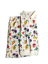 Load image into Gallery viewer, Cathy Daniels 2 Piece Set Womens Large AOP Flower Polo Shirt &amp; Shorts Outfit
