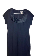 Load image into Gallery viewer, Vintage Taurus II Dress Womens 8 Medium Black Cocktail Sheath Rayon Nylon Ladies
