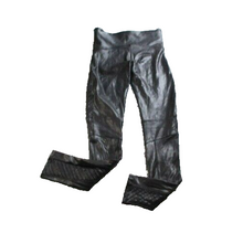 Load image into Gallery viewer, SPANX Leggings Womens Medium Elastic Waist Nylon Stretch Tapered Workout Yoga
