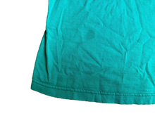 Load image into Gallery viewer, VTG Peanuts Shirt Womens Large Teal Green Lucy Charlie Brown Burned Calories 80s

