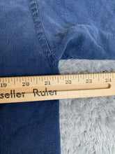 Load image into Gallery viewer, RISCATTO Shirt Adult Medium Blue Button Up Silk Tree Hawaiian Aloha Casual Mens
