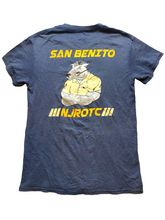 Load image into Gallery viewer, San Benito ROTC Shirt Adult Small Navy Blue NJROTC Mad Boar Streetwear Mens
