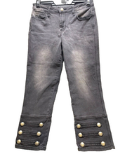 Load image into Gallery viewer, Hydraulic Jeans Womens 10 (31x25) Nolita Curvy Cuff Sim Straight Leg Buttons
