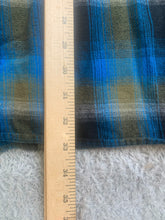Load image into Gallery viewer, Legendary Whitetails Shirt Adult 4XT Blue Black Plaid Flannel Button Up Mens
