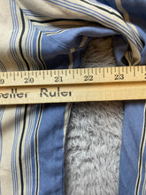 Load image into Gallery viewer, Limited Shirt Womens Large Light Blue Striped Silk Button Up Embroidered Casual
