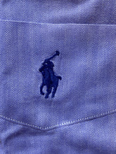 Load image into Gallery viewer, Ralph Lauren Shirt Adult 17.5 32/33 (XL) Blue Pony Button Up Pocket Dress Mens
