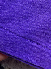Load image into Gallery viewer, VTG Flower Shirt Womens Extra Large Purple Collared Oversized Single Stitch USA
