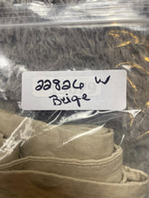 Load image into Gallery viewer, Esmara Shorts Womens 12 (37x8) Beige Flat Front Linen Slash Pocket Cuff Ladies
