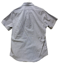 Load image into Gallery viewer, Ralph Lauren Shirt Adult Medium Blue White Striped Button Up Pink Pony Mens
