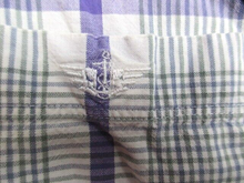 Load image into Gallery viewer, VTG Dockers Levis Shirt Adult Large Purple Green White Striped Button Up Mens
