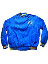 Load image into Gallery viewer, VTG Rotary International Jacket Adult Large Blue Snaps Tony Windbreaker 70s Mens
