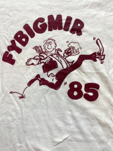 Load image into Gallery viewer, VTG FYBIGMIR 85 Shirt Adult Medium White Funny Cartoon Beer Single Stitch 80s
