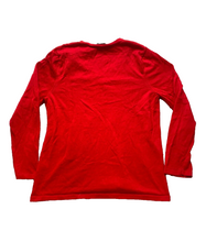 Load image into Gallery viewer, Tommy Hilfiger Sweater Womens Large Red V-Neck Outerwear Pullover Knit Ladies
