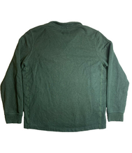 Load image into Gallery viewer, Prana Sweatshirt Adult Large Forest Green 1/4 Zip Hemp Blend Stretch Tencel Mens
