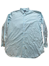 Load image into Gallery viewer, Ralph Lauren Shirt Adult XLT Extra Large Tall Blue Feather Weight Twill Mens

