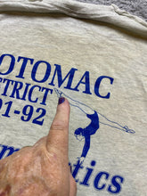 Load image into Gallery viewer, VTG Fairfax Gymnastics Shirt Womens Medium Potomac District Single Stitch 90s
