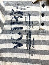 Load image into Gallery viewer, Zero Tolerance Shirt Adult Medium Gray White Preppy Striped VCTRY Golf Polo Mens
