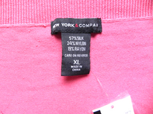 Load image into Gallery viewer, New York &amp; Co Sweater Womens Extra Large Cropped Cardigan Silk Nylon Rayon NWT
