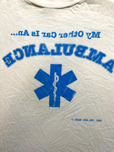 Load image into Gallery viewer, Vintage Ambulance Shirt Adult 2XL XXL Dingy Single Stitch Dixie USA 90s Mens
