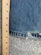 Load image into Gallery viewer, Urban Pipeline Jeans Adult 42x30 Blue Mens Baggy Hip Hop Thrashed Denim Mens
