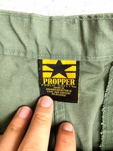 Load image into Gallery viewer, Propper Shorts Adult Medium 36x10 Green Cargo Pockets Ripstop Outdoor Mens
