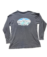 Load image into Gallery viewer, Miramar Beach Destin Shirt Adult Large Slate Gray Sea Turtle US Vintage Mens
