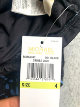 Load image into Gallery viewer, Michael Kors One Piece Swimsuit Womens 4 Black Cruise 2020 Halter Swimwear NWT
