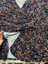 Load image into Gallery viewer, Torrid Shirt Womens 5 Navy AOP Flower Boho Tunic Super Soft Knits Flowy Blouse
