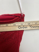 Load image into Gallery viewer, Jessica Mcclintock for Gunne Sax Dress Women 7 Small Ruffle Asymmetrical Shimmer
