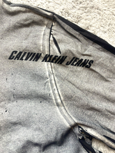 Load image into Gallery viewer, Calvin Klein Shirt Adult Large Black Gray Motorcycle Biker Streetwear Jeans Mens
