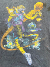 Load image into Gallery viewer, VTG Charlotte Bobcats Shirt Youth 14-16 Black Big Cat 23 Cheetah Basketball Boys
