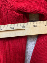 Load image into Gallery viewer, CHAPS Sweater Adult Extra Large Red Knitted Crest Embroidered Outerwear Mens
