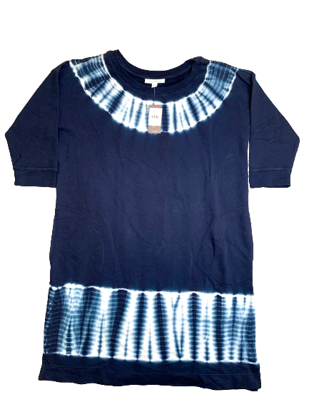 J Jill PureJill Dress Womens Large Blue Everyday Blum Oversized Sweatshirt NWT