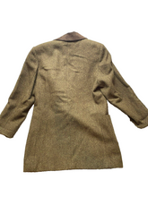 Load image into Gallery viewer, VTG Mackintosh Jacket Womens 9 Extra Large Petite Wool Double Breasted Pea Coat
