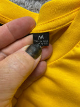 Load image into Gallery viewer, Trip City Shirt Womens Medium Flying Flame Skeleton Earthy Gothic Velvet NWT
