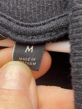 Load image into Gallery viewer, Athleta Sweater Womens Medium Black Tunic Open Front Cardigan Spandex Oversized
