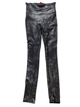 Load image into Gallery viewer, SPANX Pants Womens Small (24x28) Black Shimmer Leggings Pull On Ankle Workout
