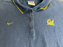 Load image into Gallery viewer, California Golden Bears Shirt Womens Large Navy Swoosh Nike Performance Polo
