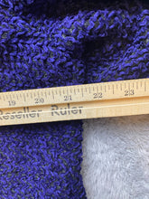 Load image into Gallery viewer, Cynthia Max Jacket Womens Large Purple Black Chenille Blazer Button Up Ladies
