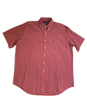 Load image into Gallery viewer, Ralph Lauren Shirt Adult Large Red Plaid Button Up Blake Blue Pony Casual Mens
