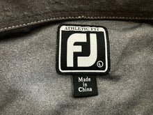 Load image into Gallery viewer, FJ FootJoy Shirt Adult Large Gray Athletic Fit Shaker Hills Golf Polo Mens
