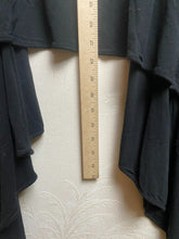 Load image into Gallery viewer, J Jill Sweater Womens Extra Large Black Open Front Cardigan Oversized Waterfall
