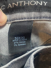 Load image into Gallery viewer, Marc Anthony Jeans Adult 30x30 Charcoal Slim Fit Straight Leg Spandex Denim Mens
