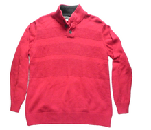 Load image into Gallery viewer, Tricots St Raphael Sweater Adult Large Henley Collar Sherpa Lined Outerwear Mens

