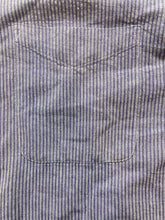 Load image into Gallery viewer, Alan Flusser Shirt Adult Extra Large Pinstriped Button Up Pocket Casual Mens
