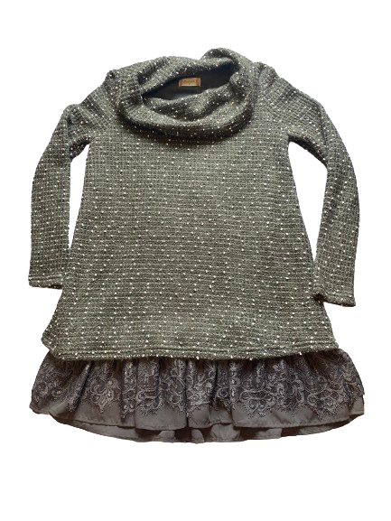 Anthropologie Altar'd State Dress Women Medium Forest Green Tunic Lagenlook Lady